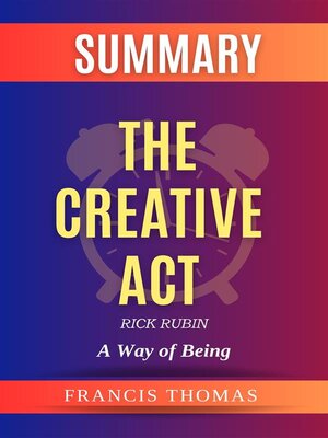 cover image of The Creative Act